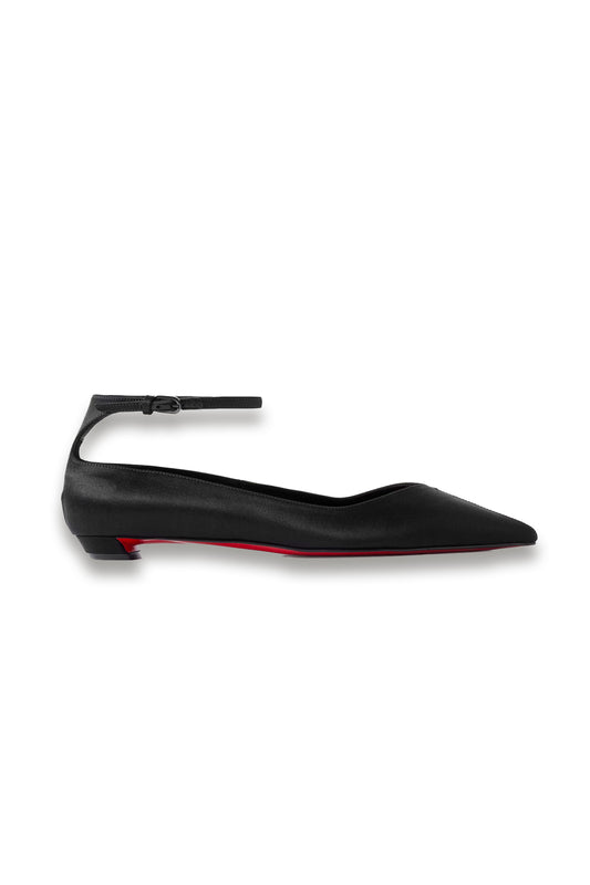 Erozeena satin point-toe flats