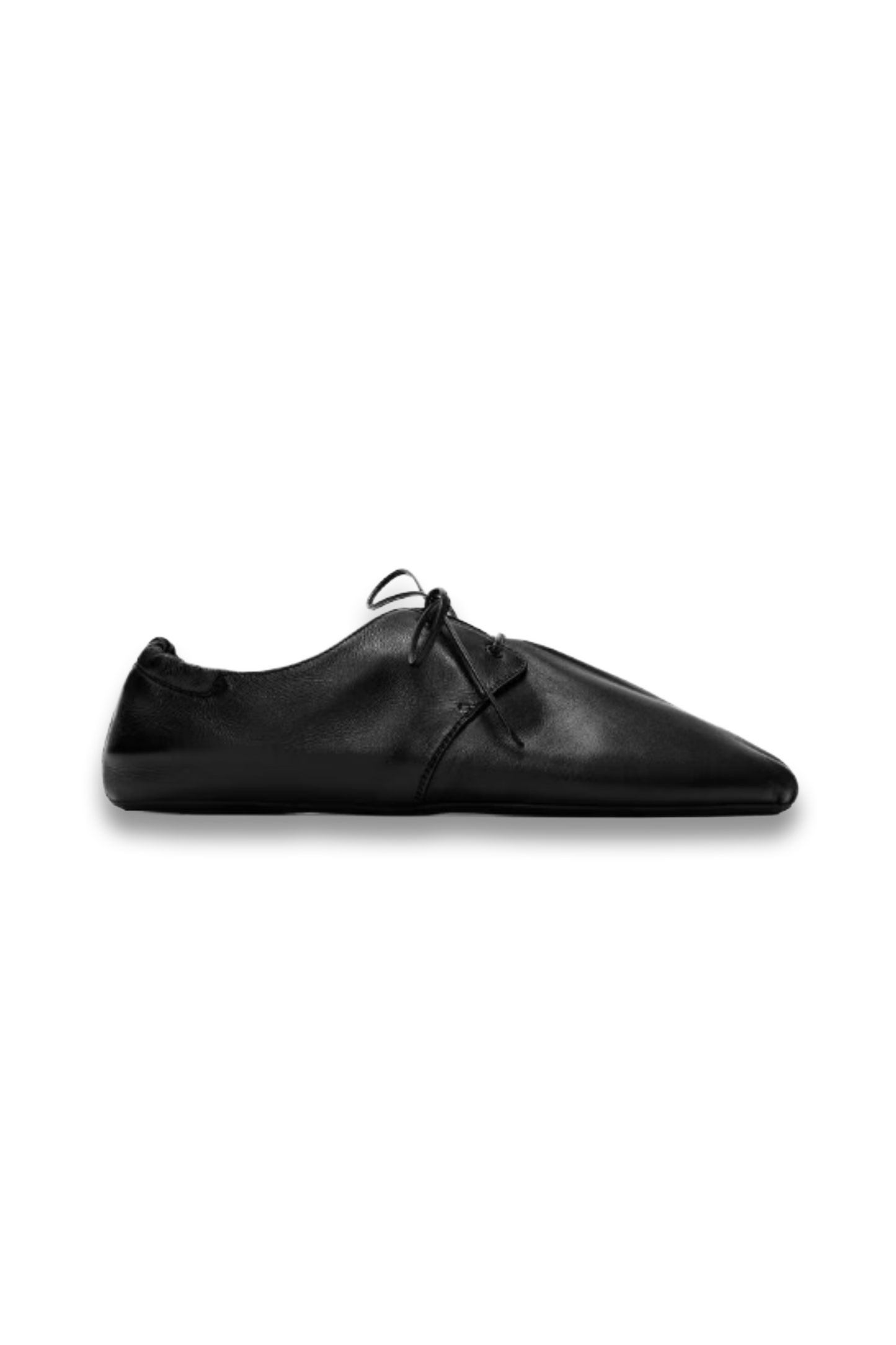 Soft Leather Lace-Up Shoes