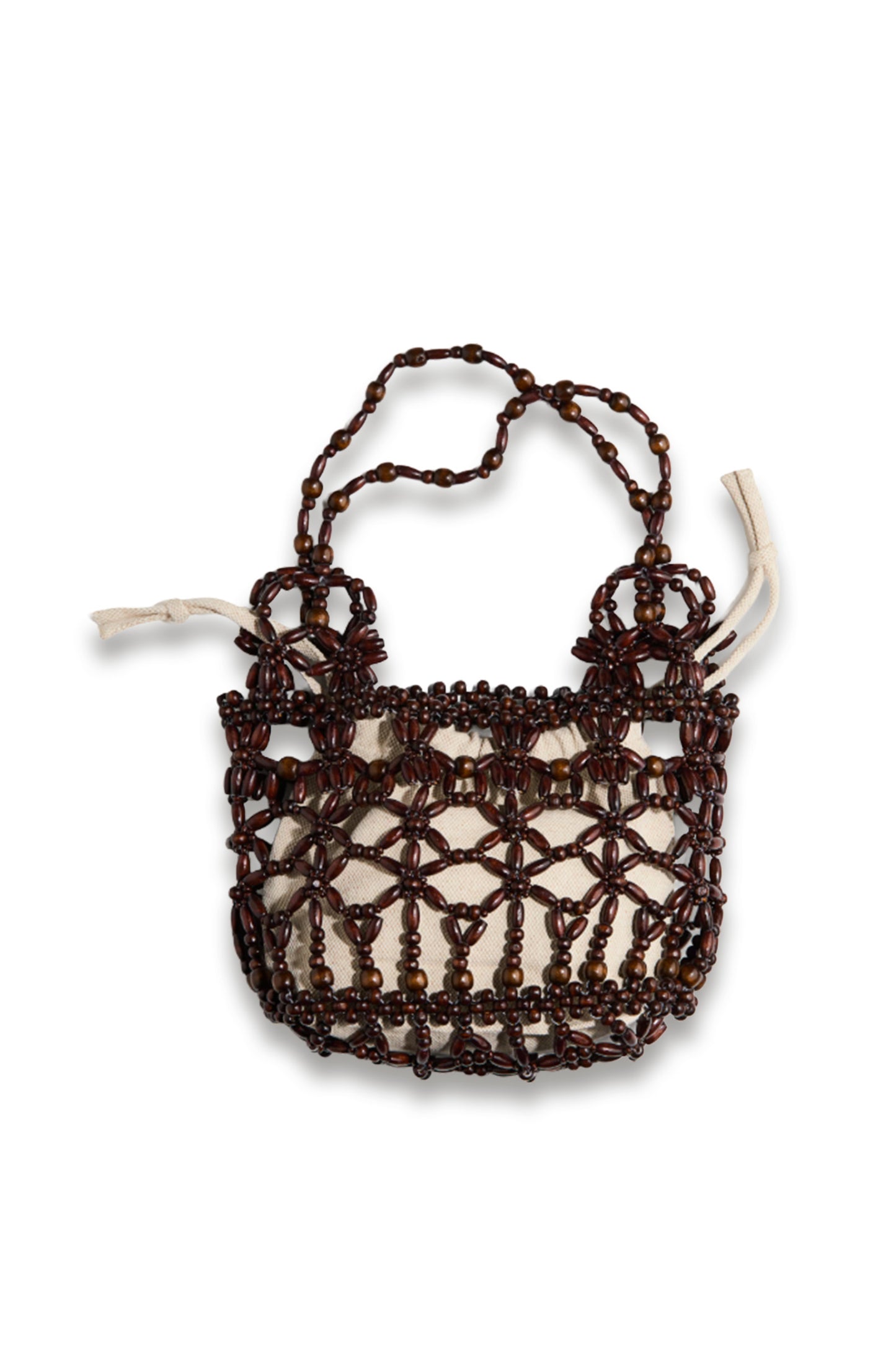 Beaded shoulder bag