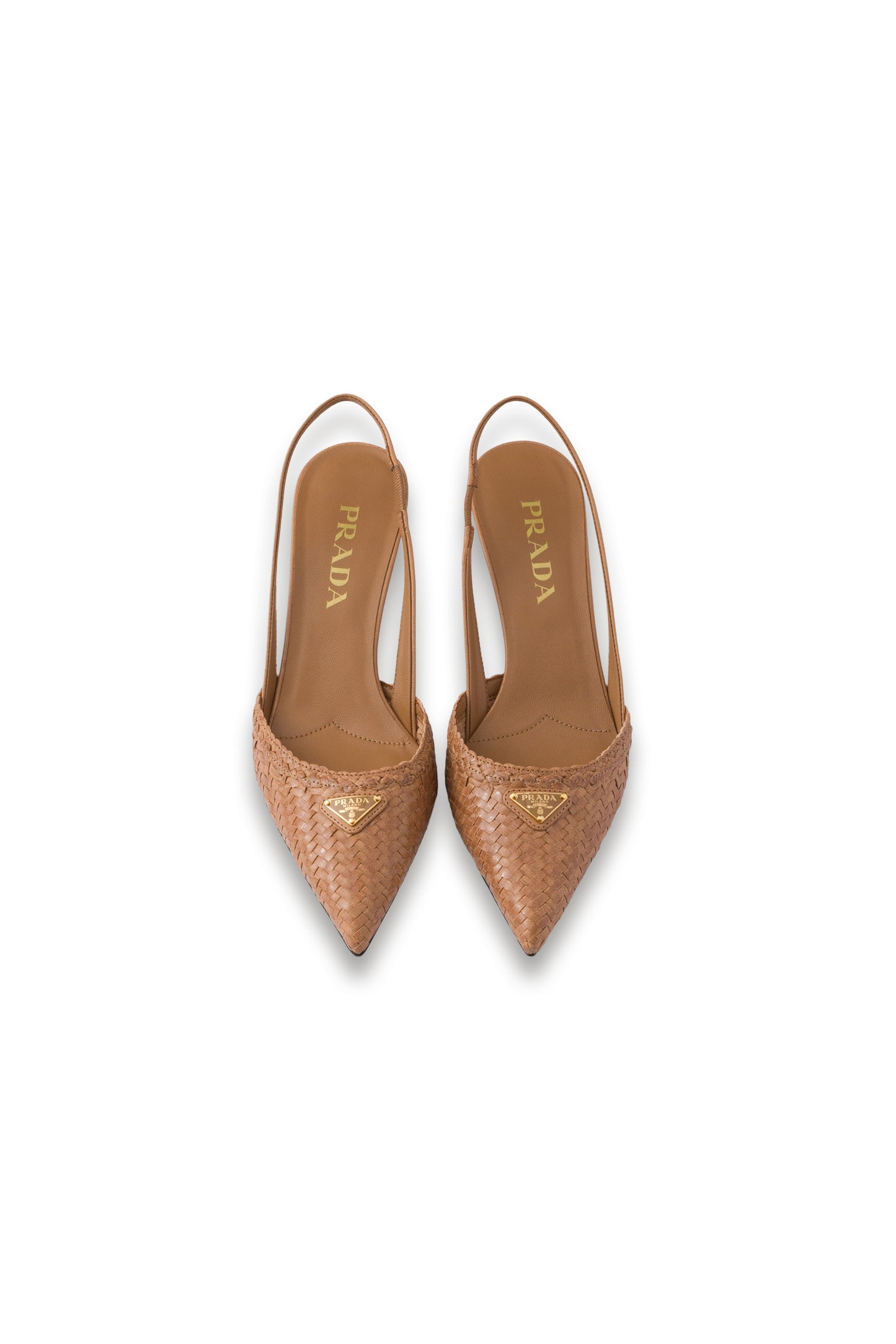 Leather Slingback Pumps