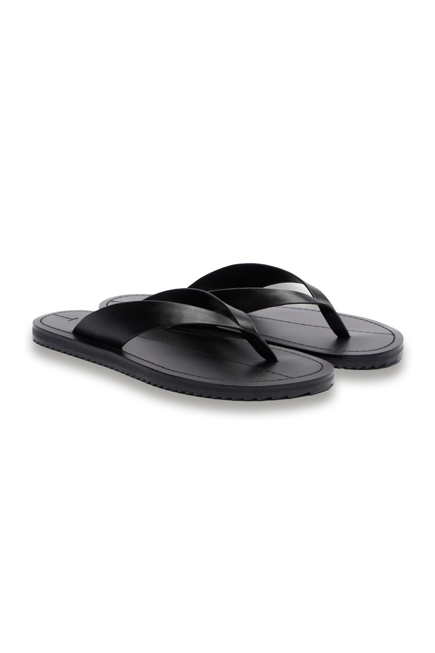 Flora Leather Thong Sandals