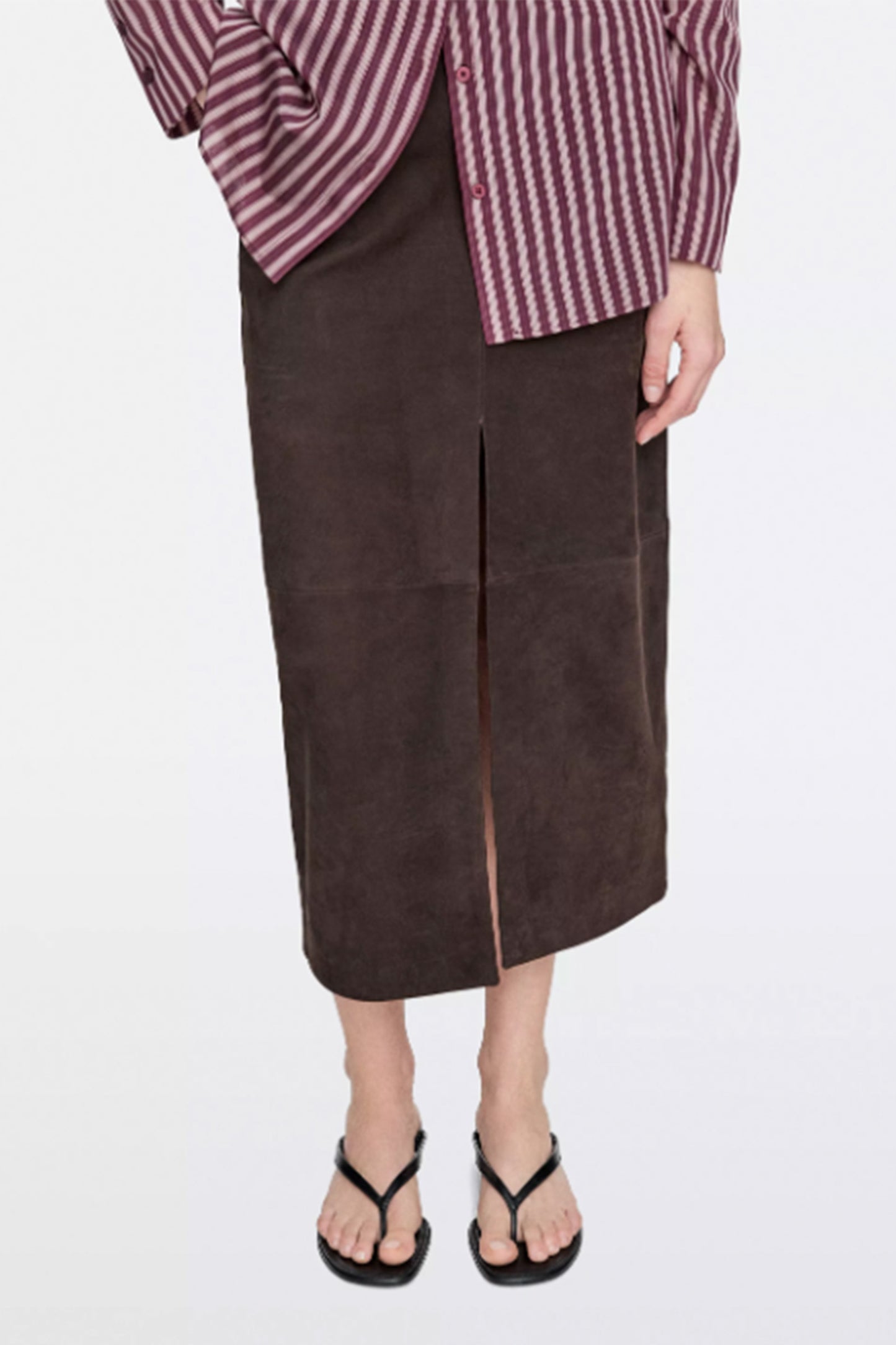 Mid-heel Sandals with Toe Divider