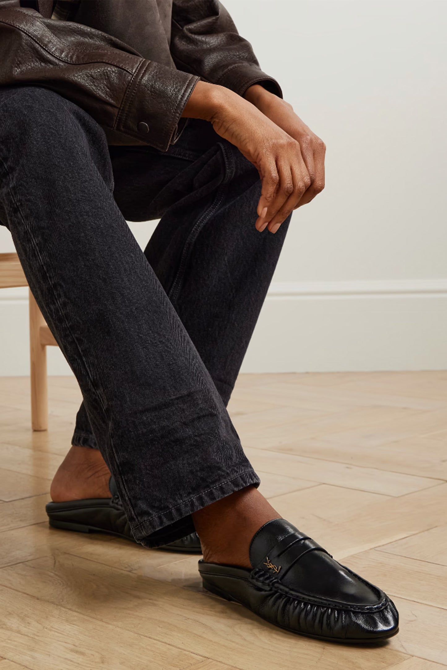 Le Loafer Logo-embellished Mules