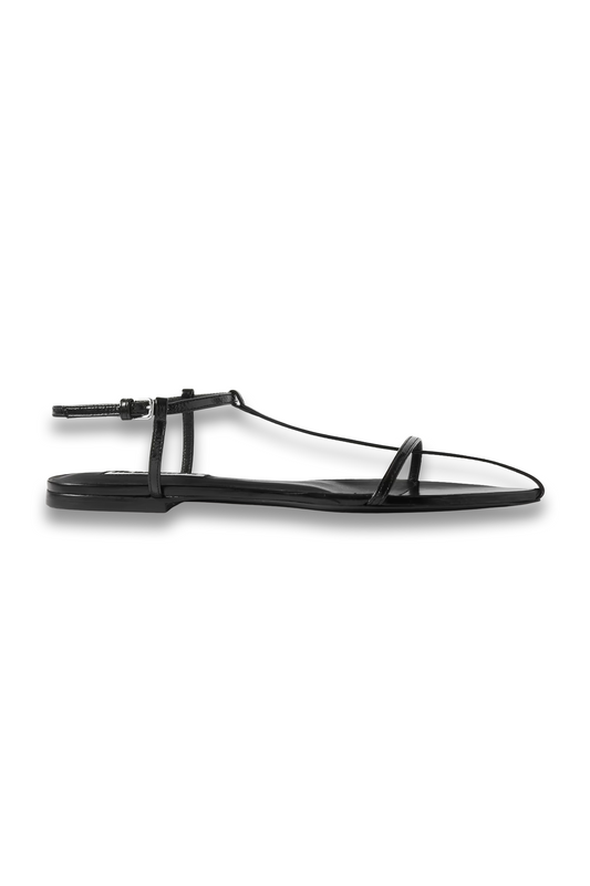 Leather Point-toe Sandals