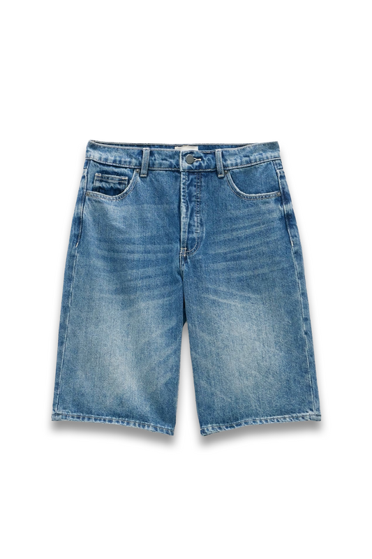 Denim Bermuda Shorts