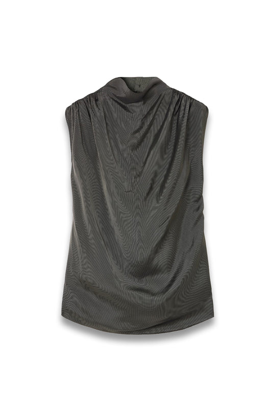 Penny Draped Satin Top