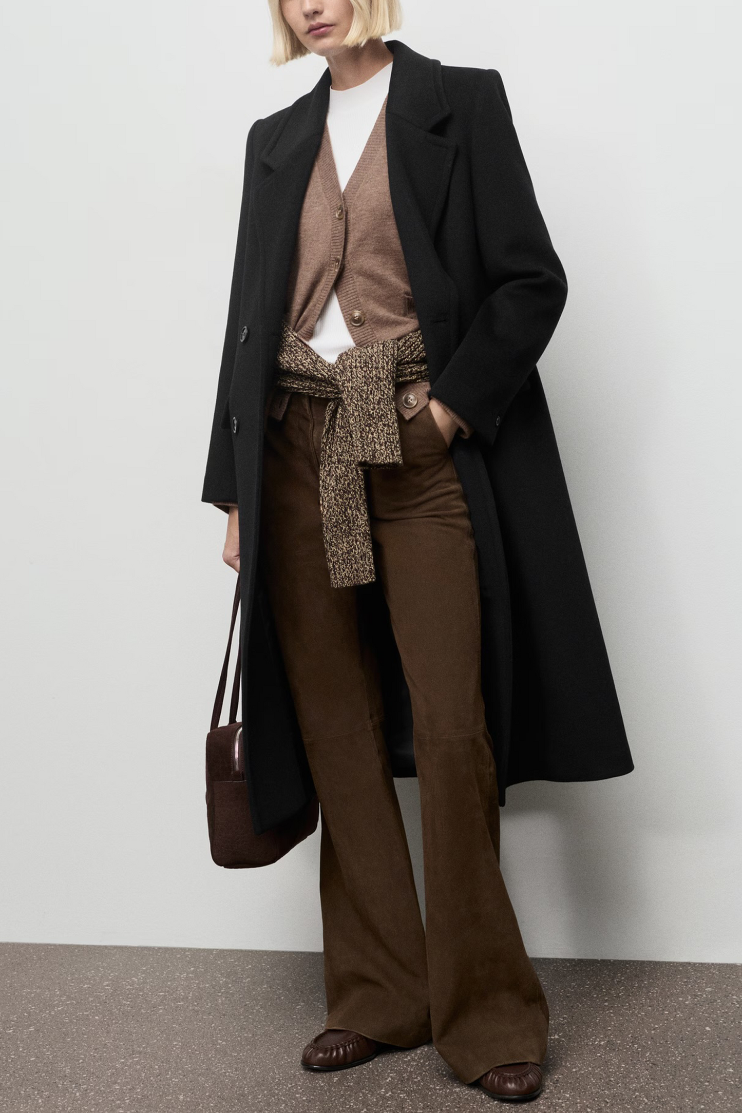 Double-breasted Wool Coat