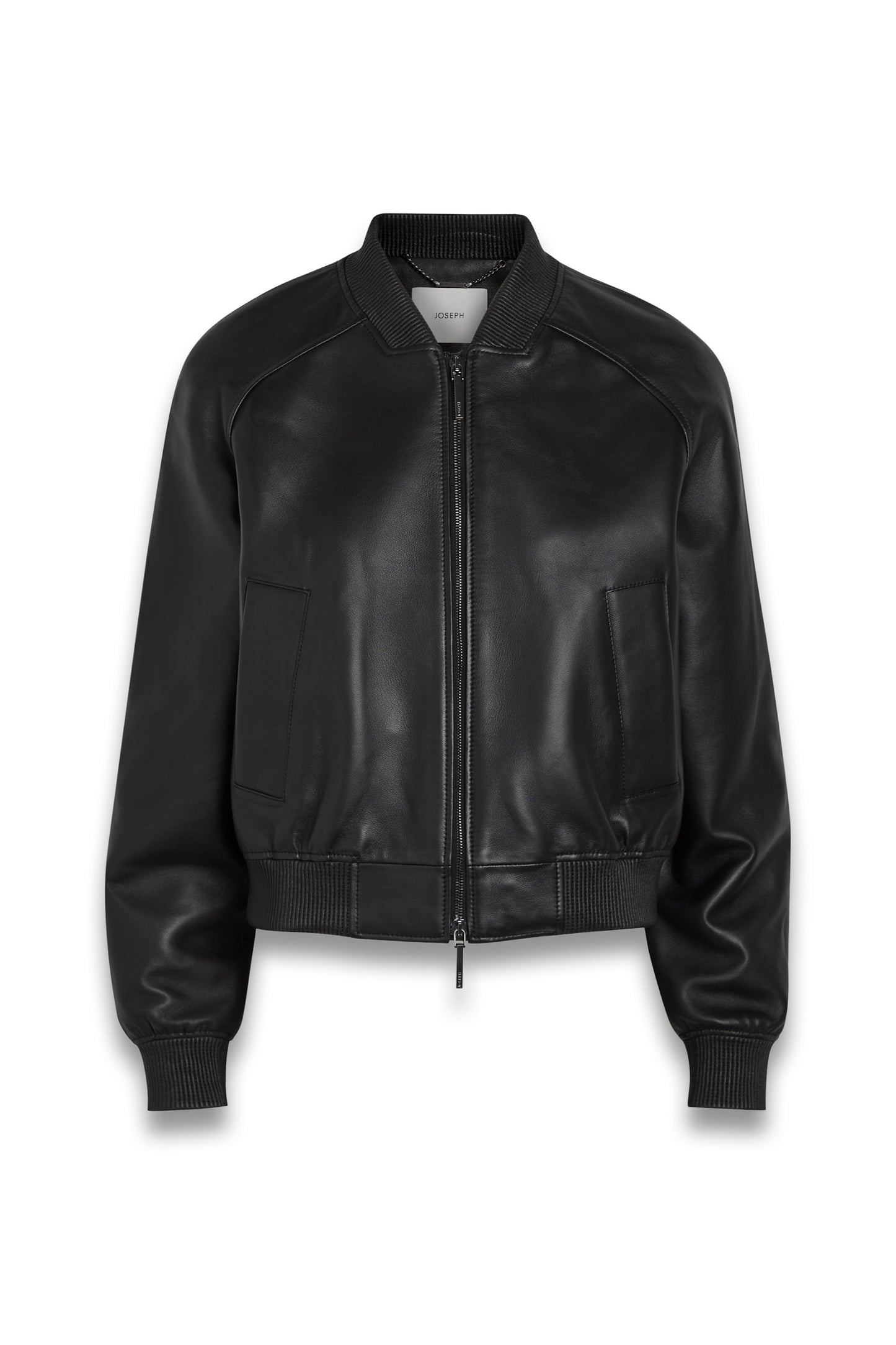 Quinn Leather Bomber Jacket