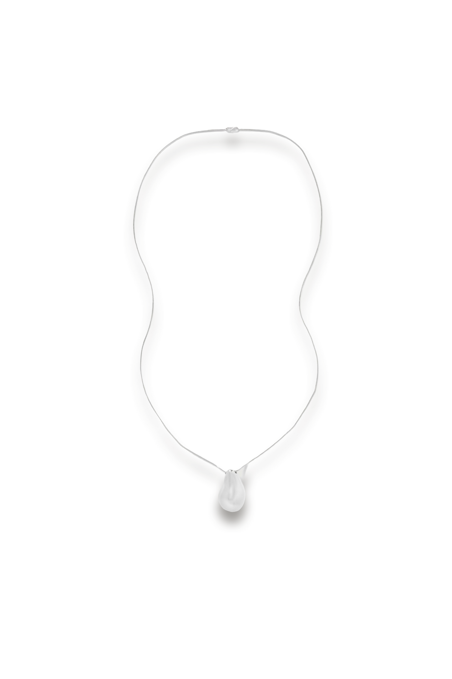 The Betty Convertible Silver and Leather Necklace