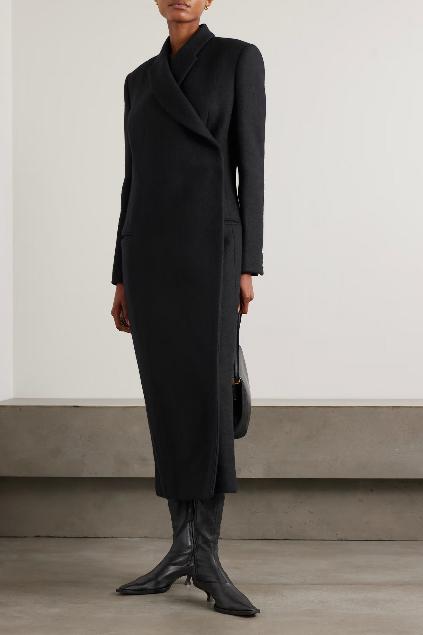 Freya Wool and Silk-blend Coat