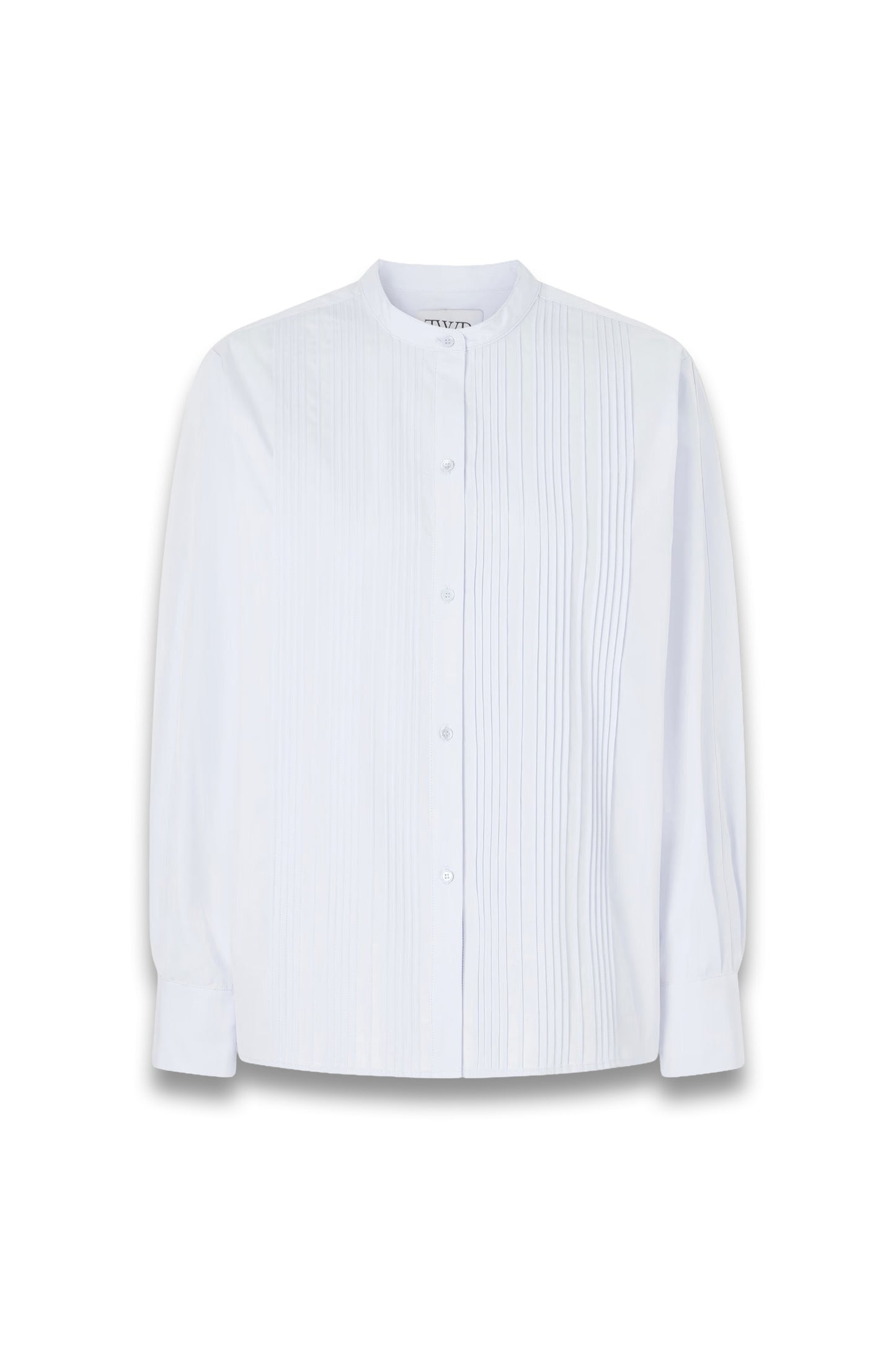 Painter Pintucked Cotton-poplin Shirt