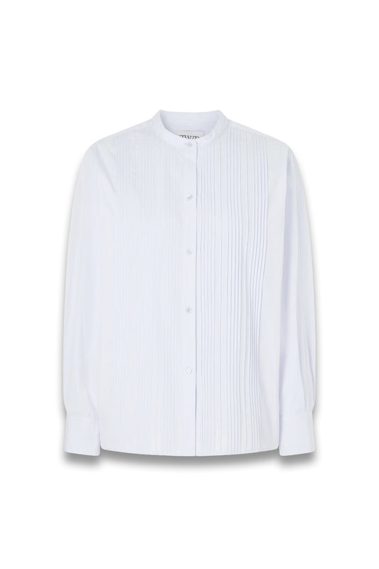 Painter Pintucked Cotton-poplin Shirt