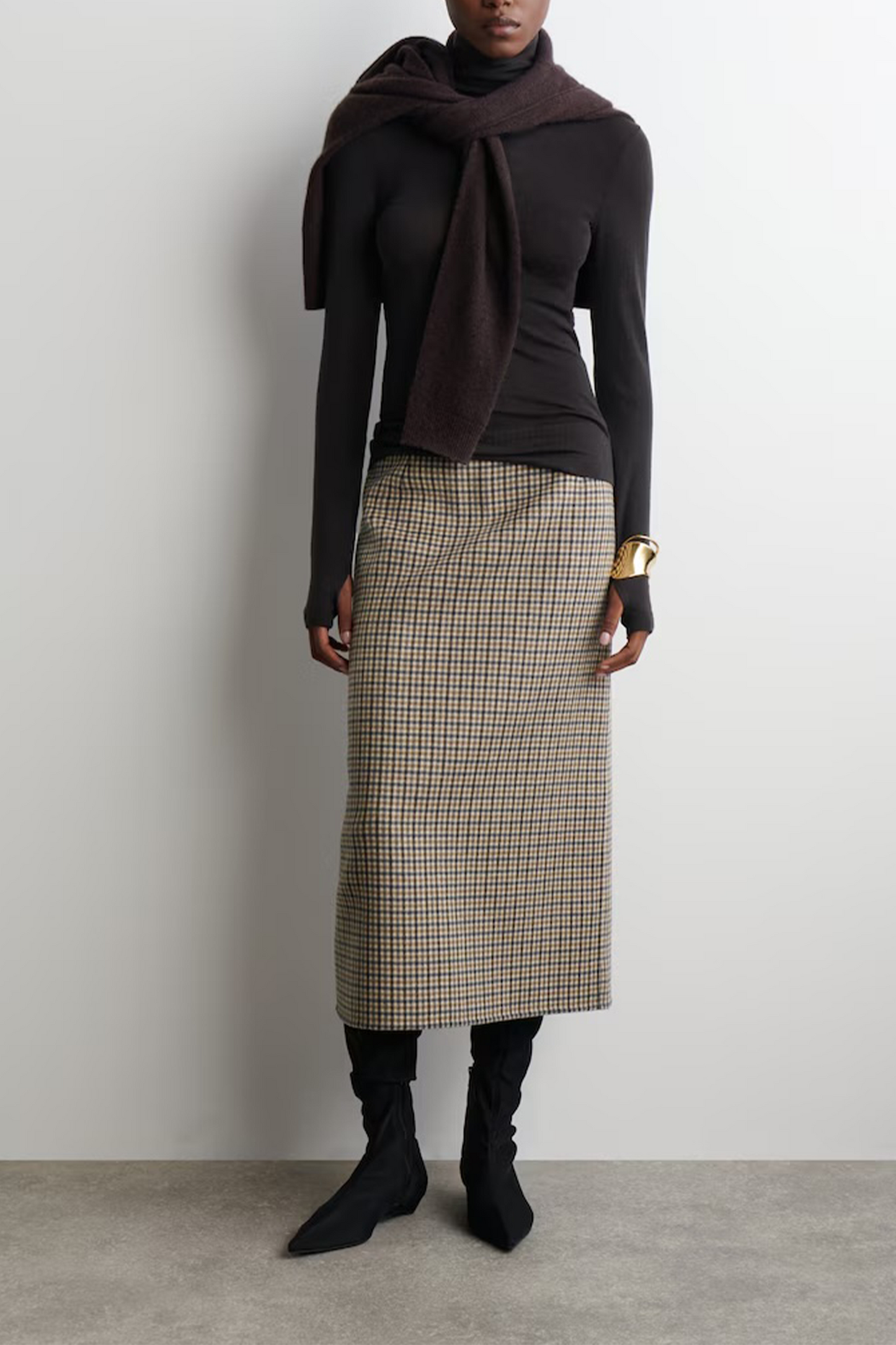 Merino-wool High-neck Top