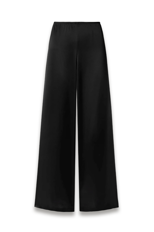 Barb Satin Wide-leg Pants