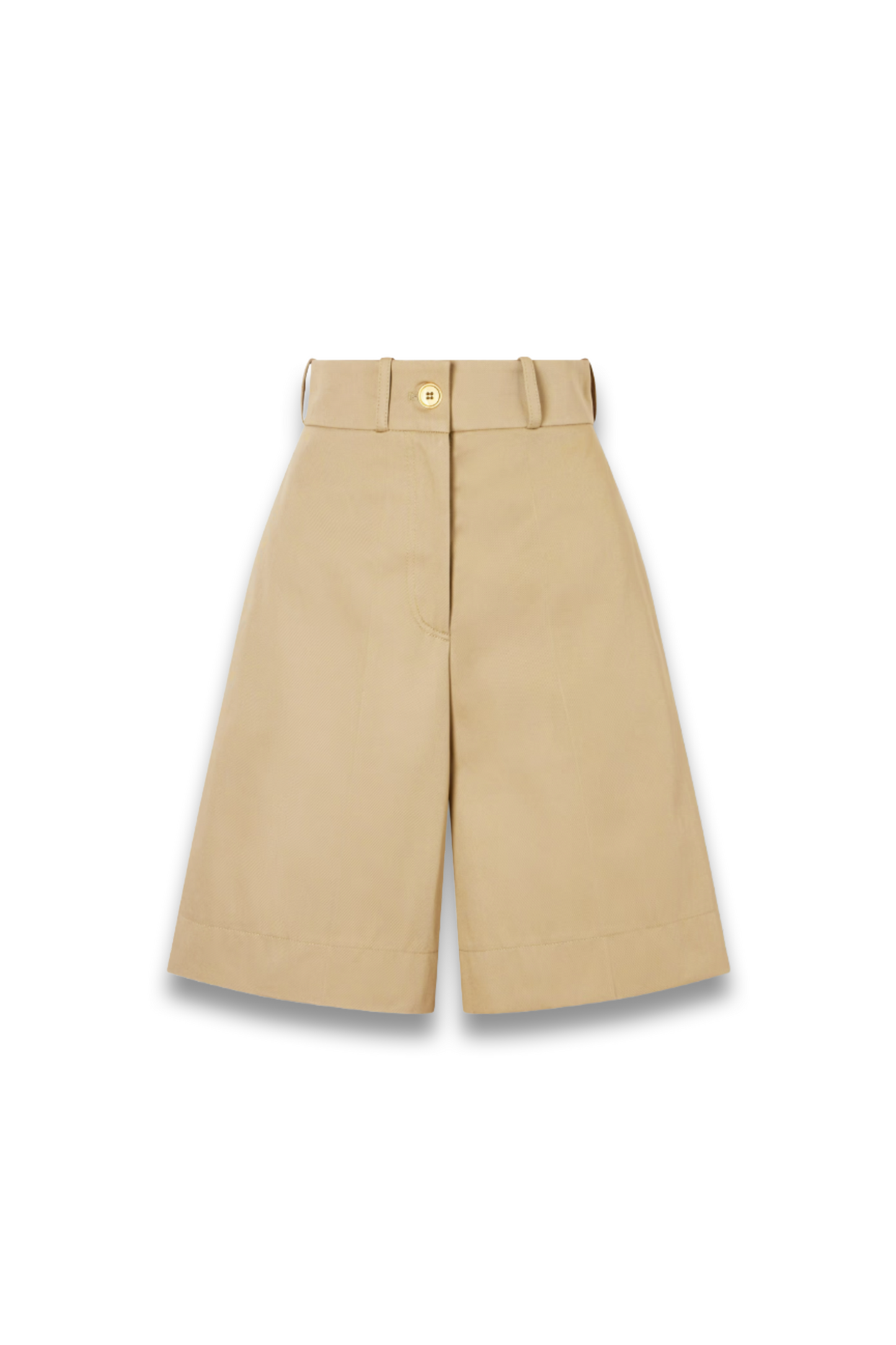 Embroidered Cotton-Twill Shorts