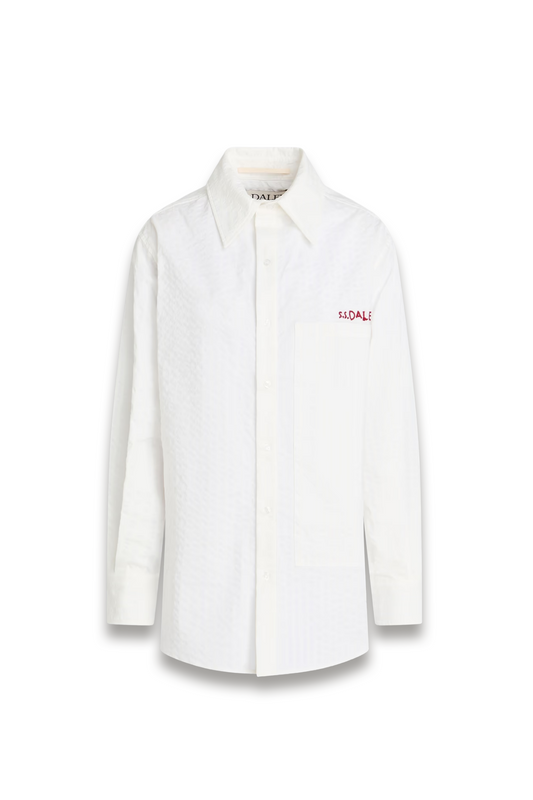Denton Striped Cotton-seersucker Shirt
