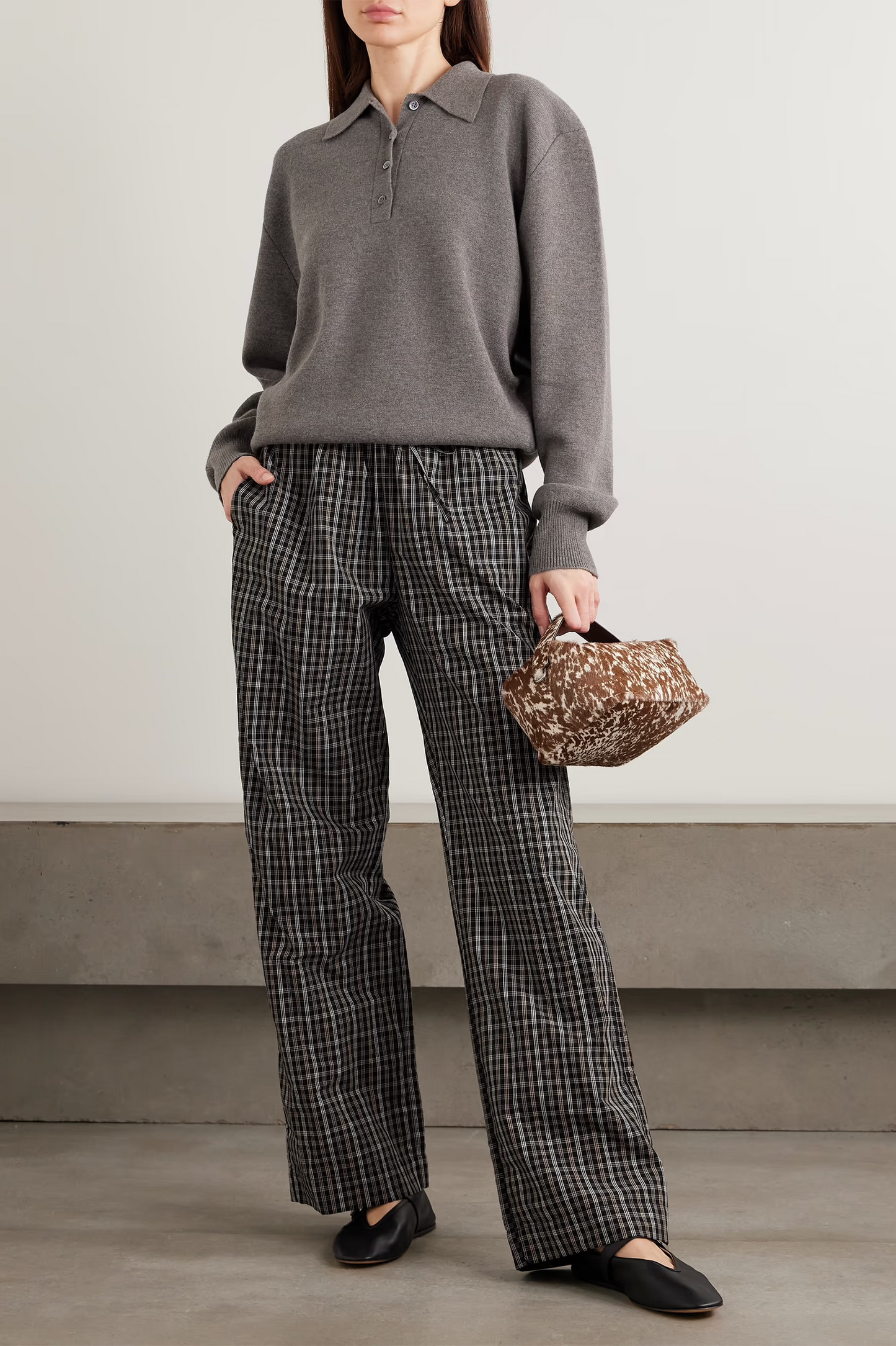 Wool and Cashmere-blend Polo Shirt