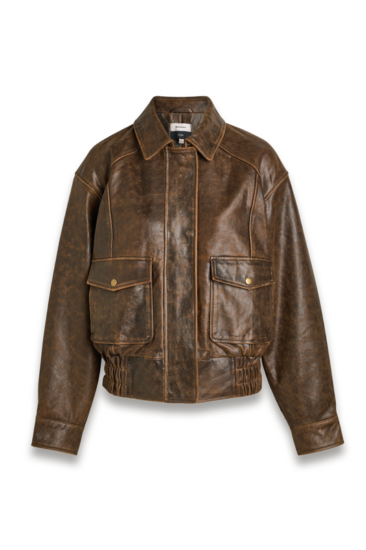 Veda Daphne Leather Bomber