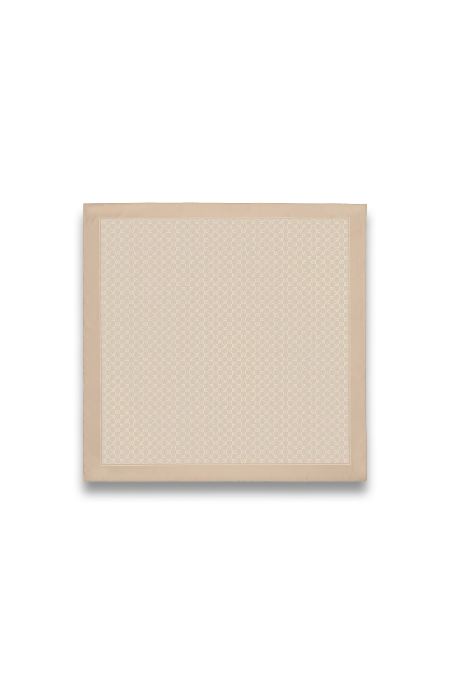 Laminated Printed Silk Twill Carré