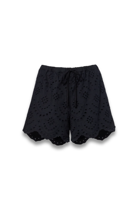 Cruse Broderie Anglaise Cotton Shorts
