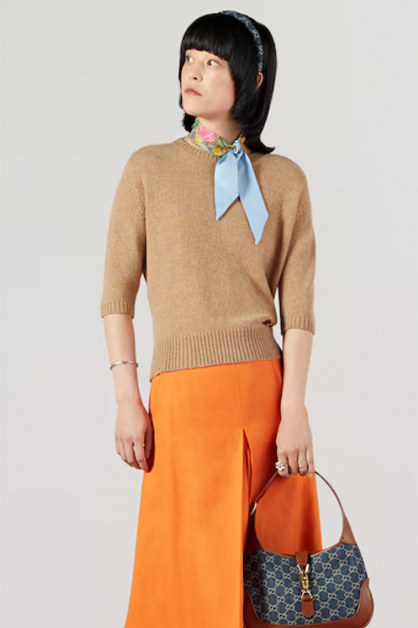 Cashmere Top with Horsebit