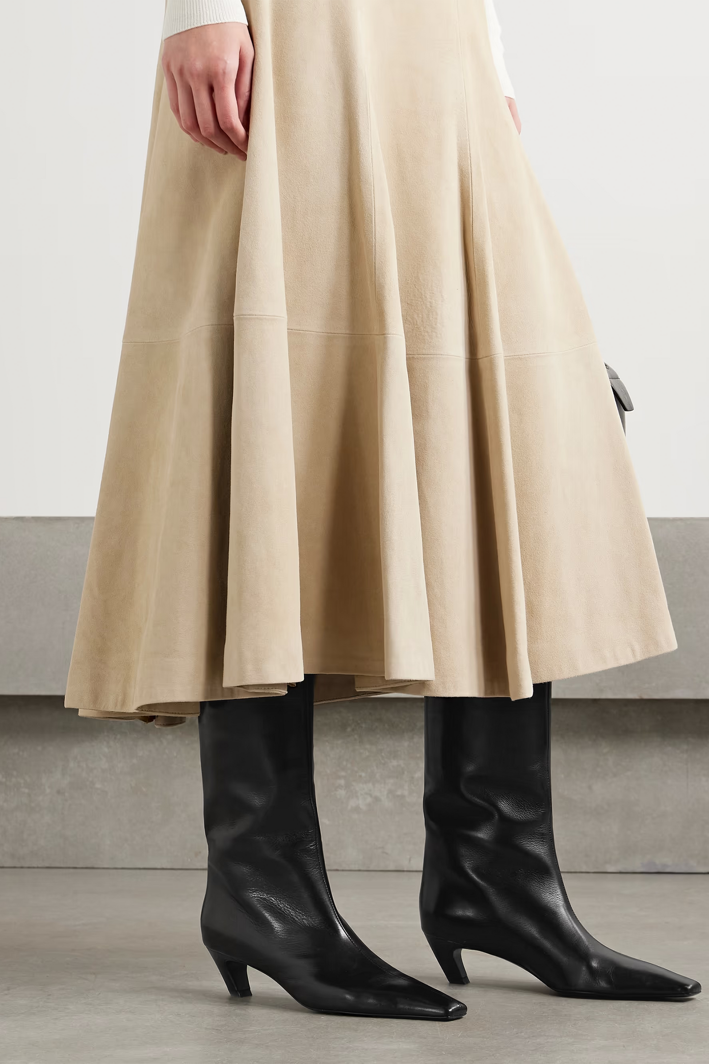 Davis Leather Knee Boots