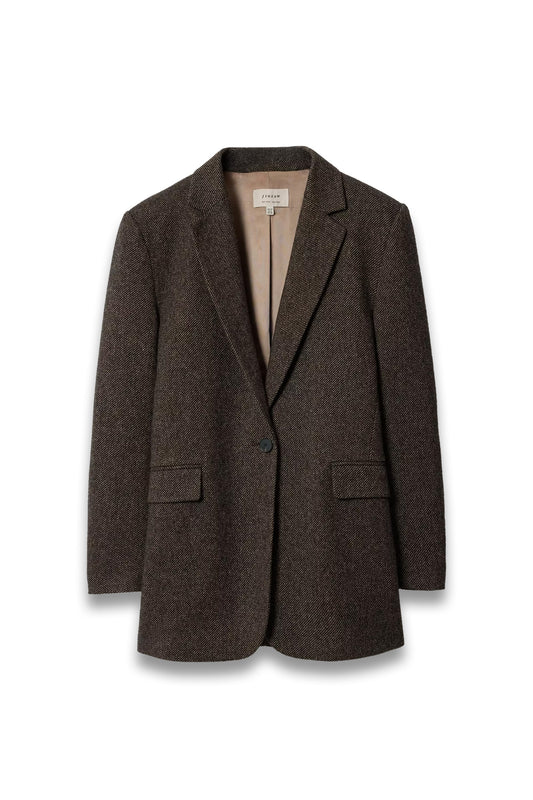 Langford Wool Rich Blazer in Brown