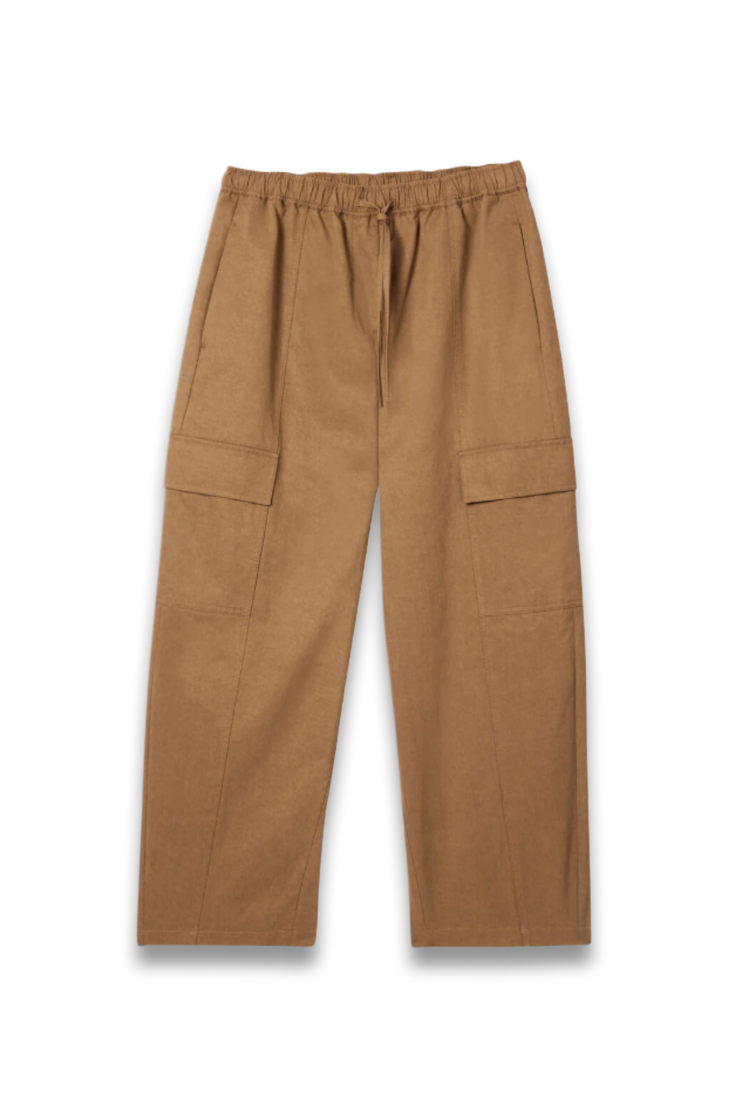 Neutral Utility Cotton Barrel Trouser