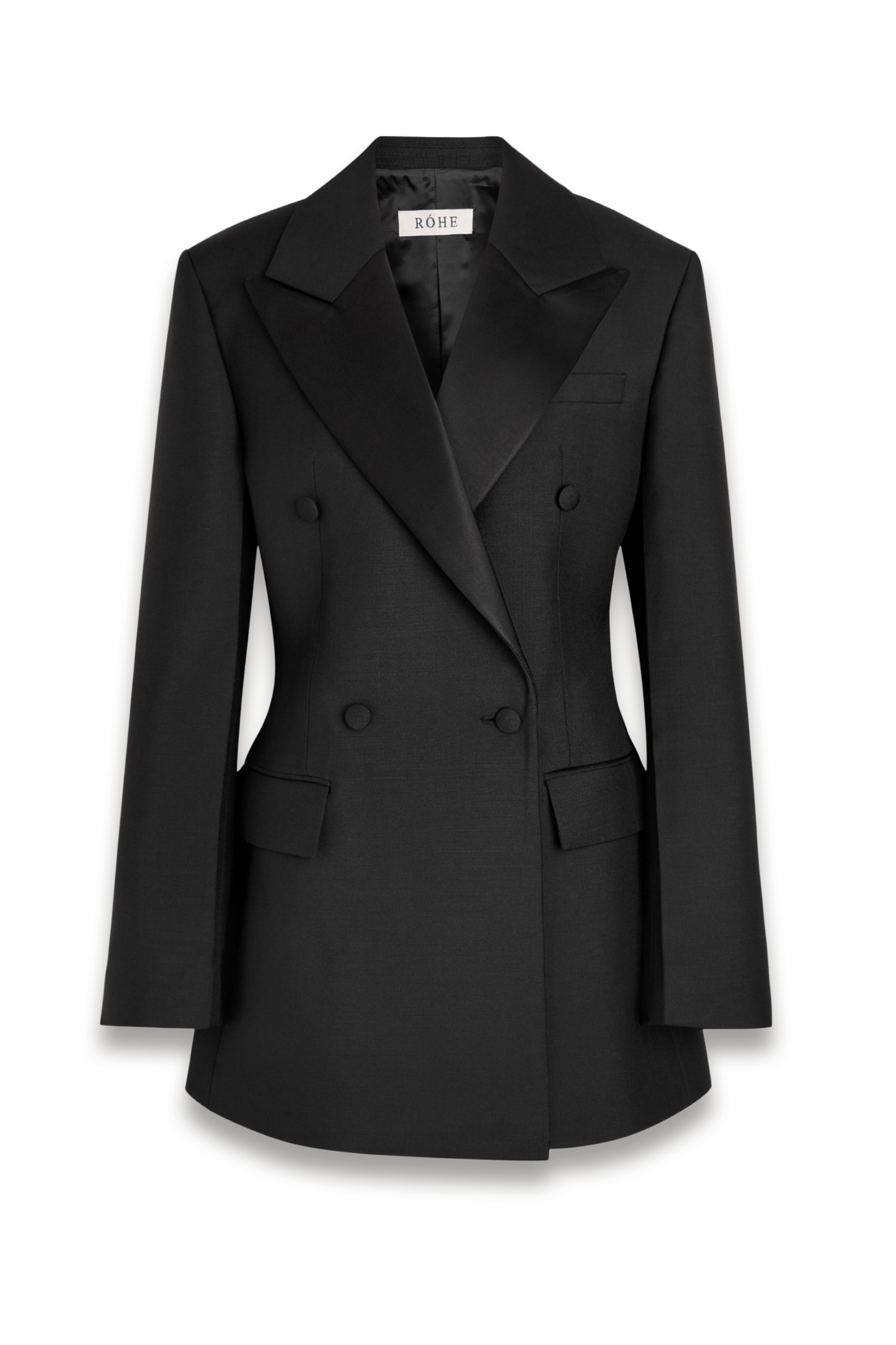 Hourglass Wool and Mohair-blend Blazer