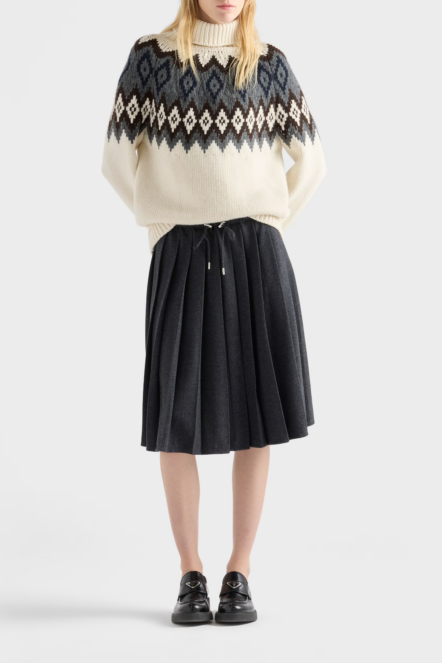 Cashmere-and-wool Turtleneck Sweater
