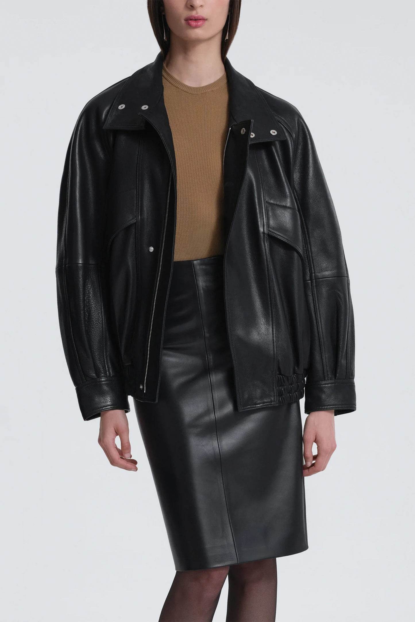 Ariste Fluid Leather Jacket