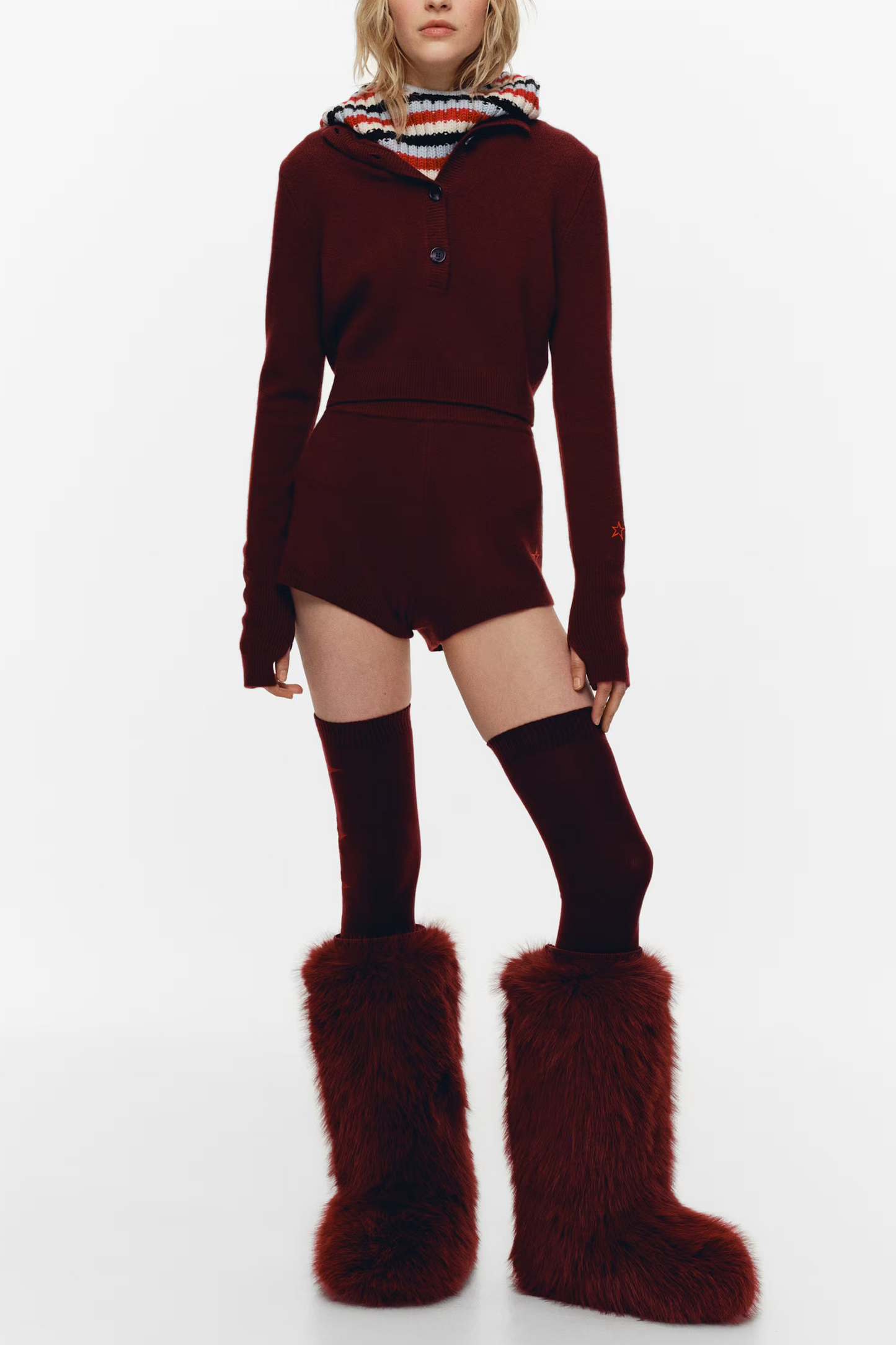 Wool-blend Top