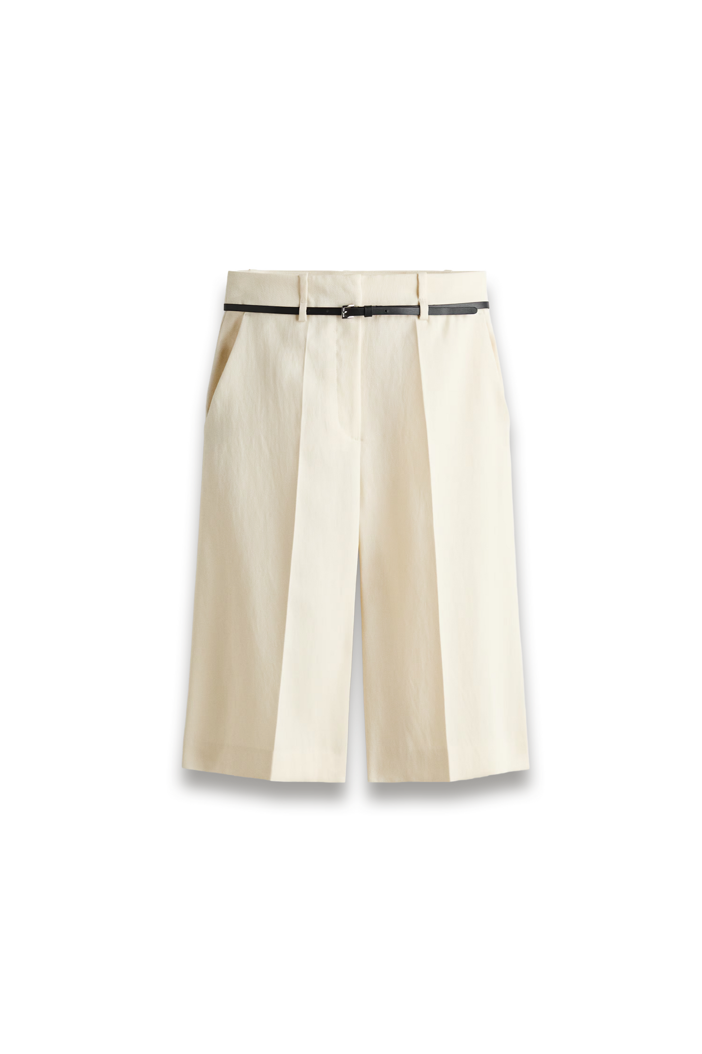 Belted Bermuda Shorts