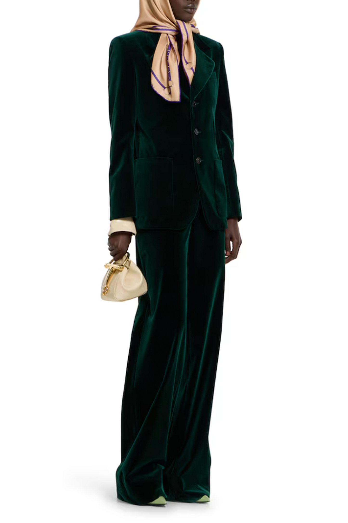 Stretch Cotton Velvet Jacket