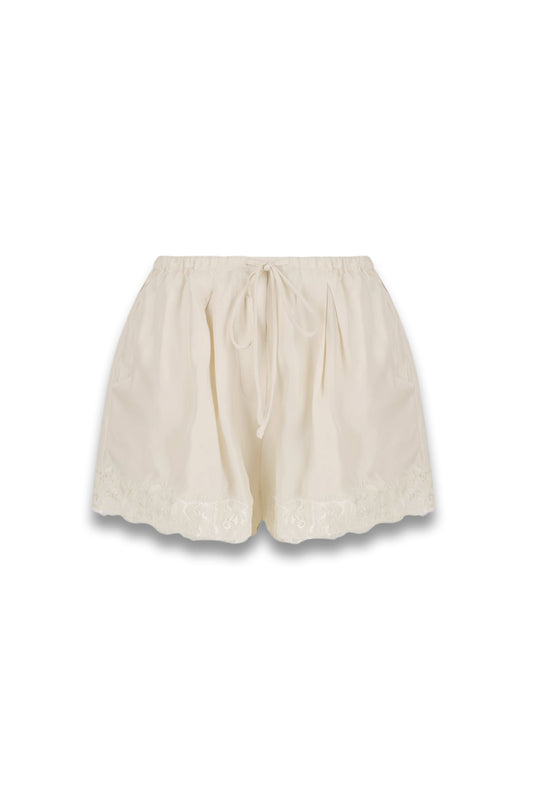 Andrea Sandstone Cupro Lace Short