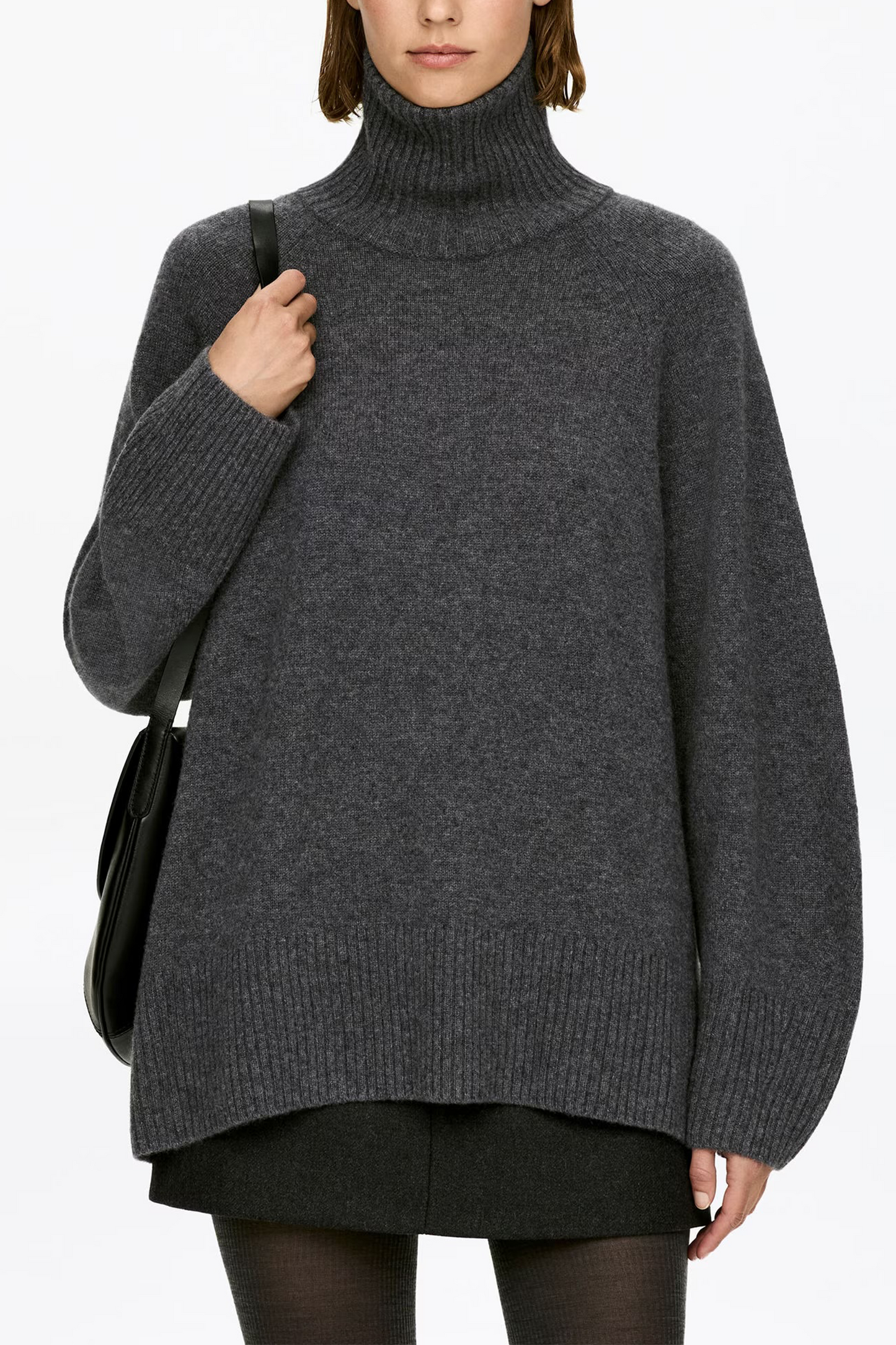 Pure Cashmere Roll-neck Jumper