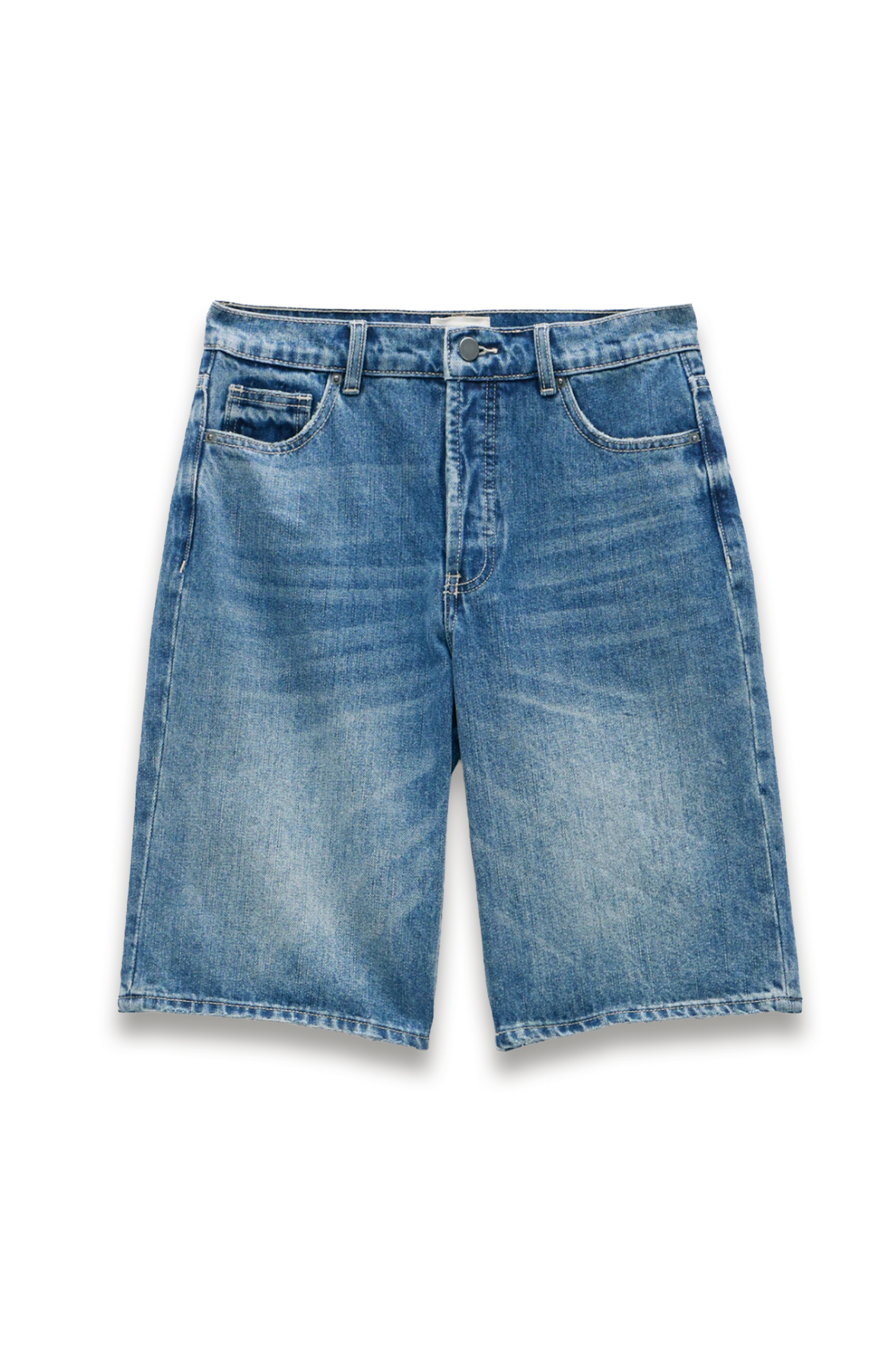 Denim Bermuda Shorts
