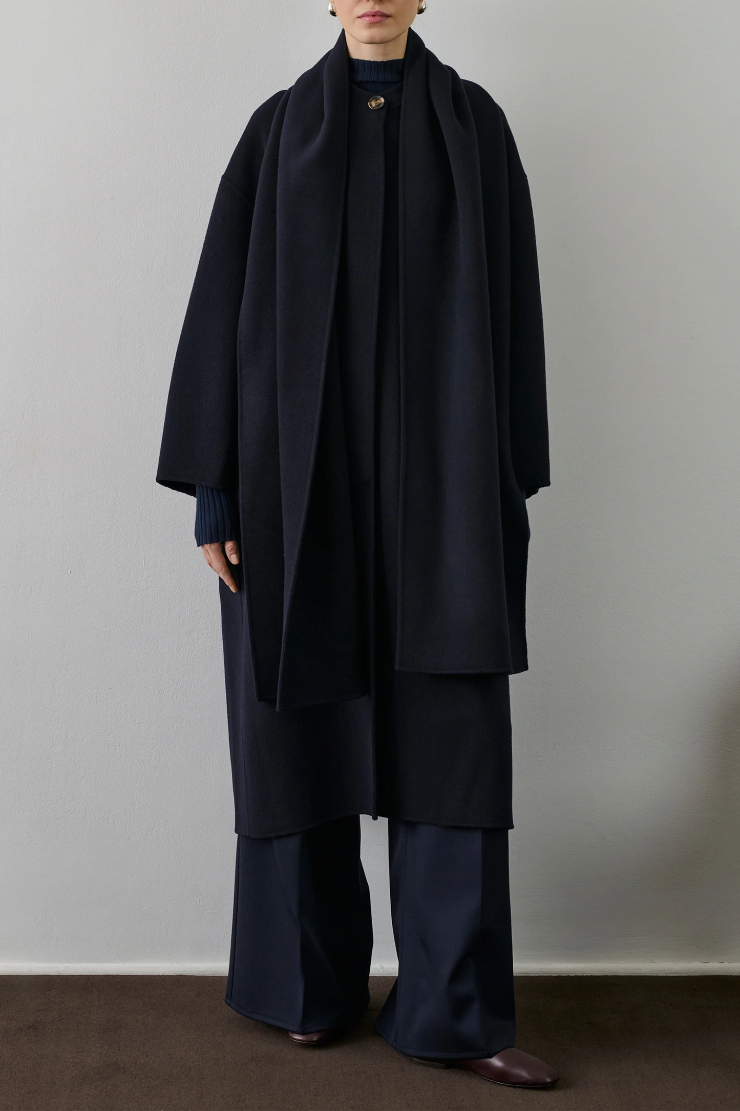 Double-faced Wool Finn Coat