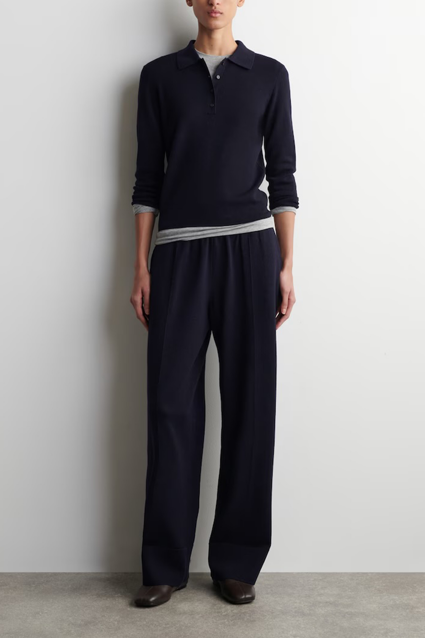 Elasticated Merino-wool Trousers