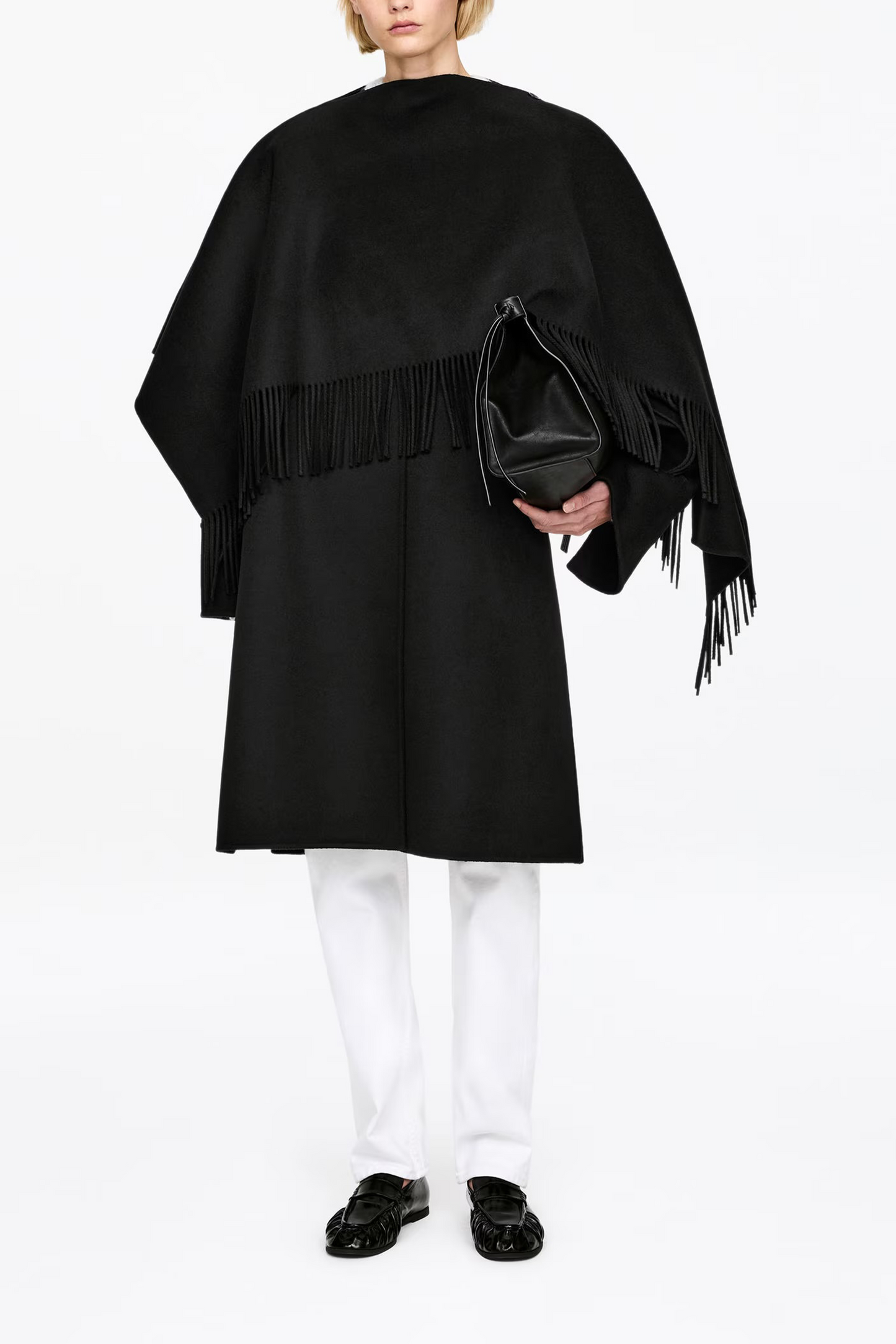 Doublé Wool-blend Cape Coat
