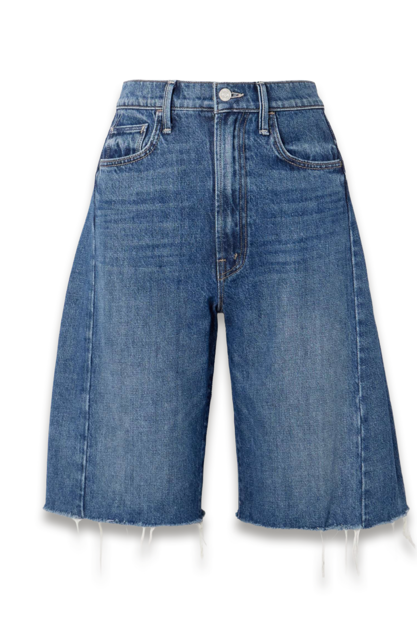 The Half Pipe Bermuda Fray denim shorts