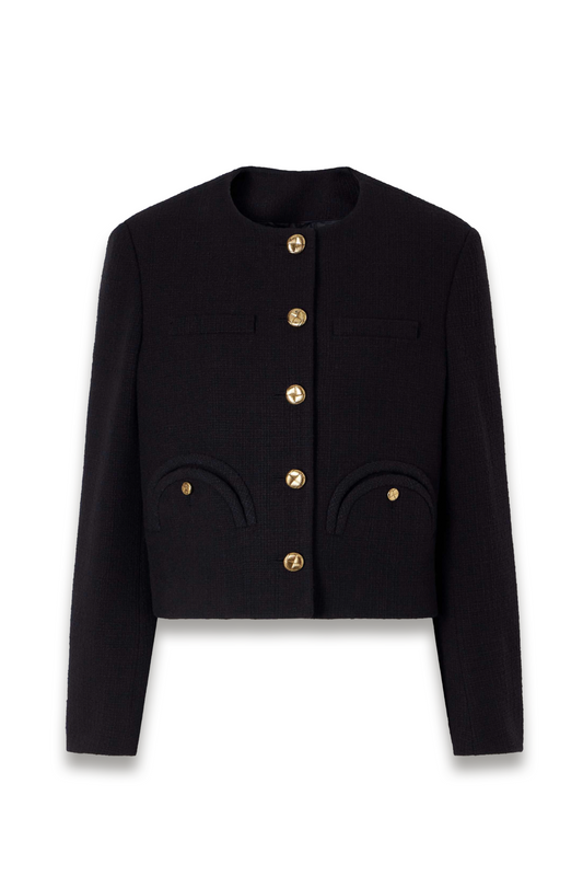 Missy Shamo cotton-blend tweed jacket