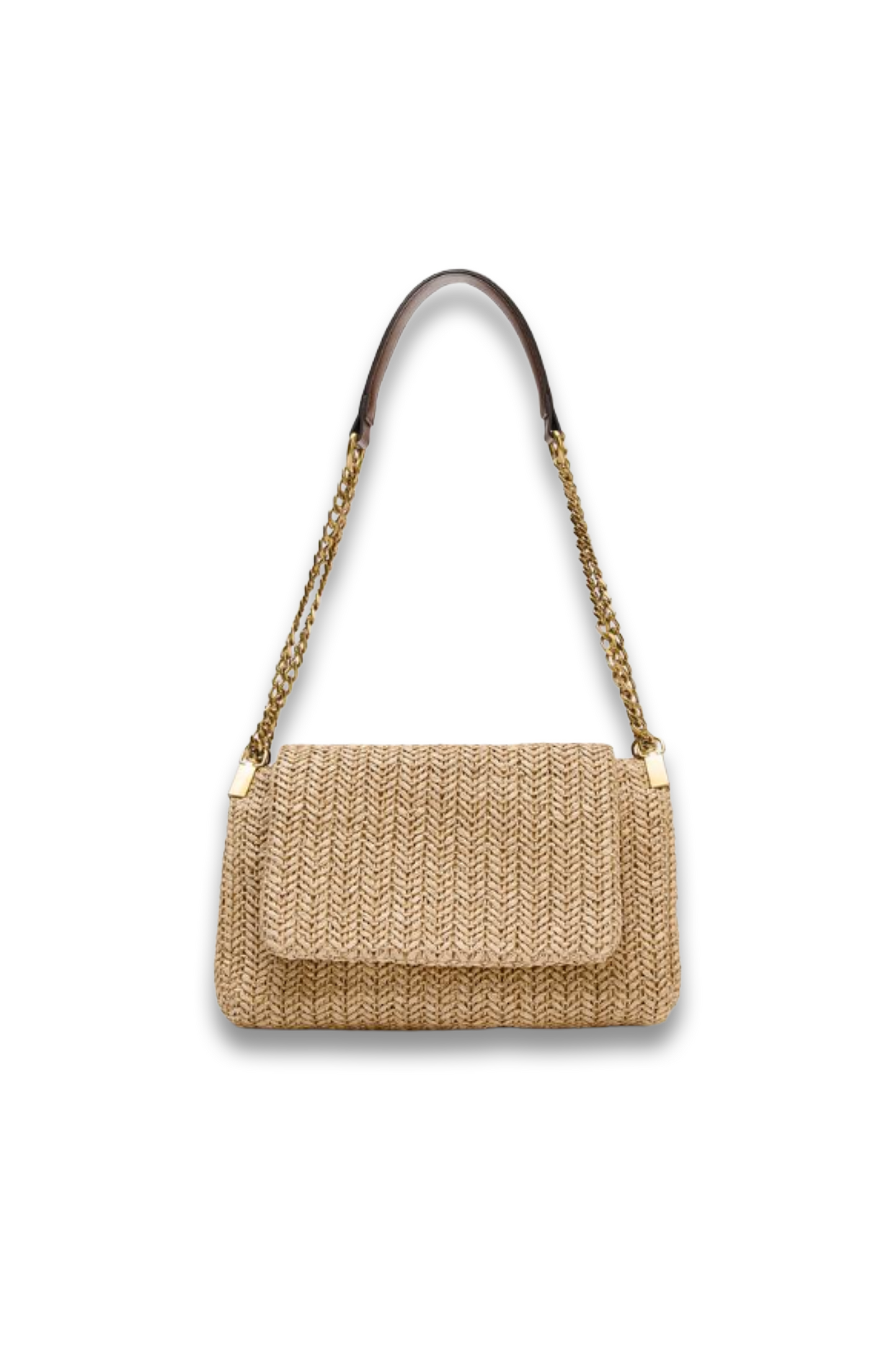 Metallic Chain Crossbody Bag