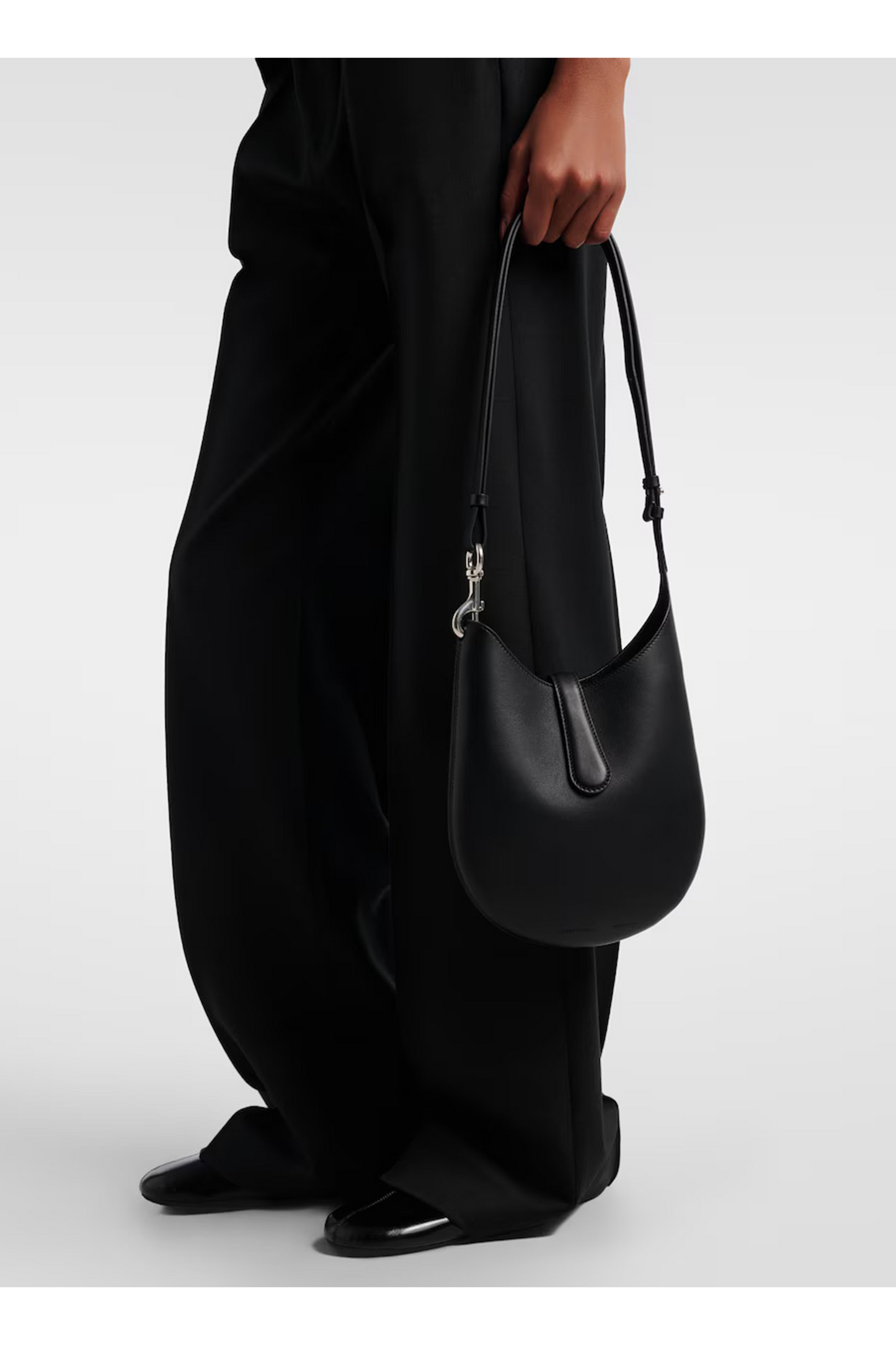 Mini Bean Sling Leather Shoulder Bag