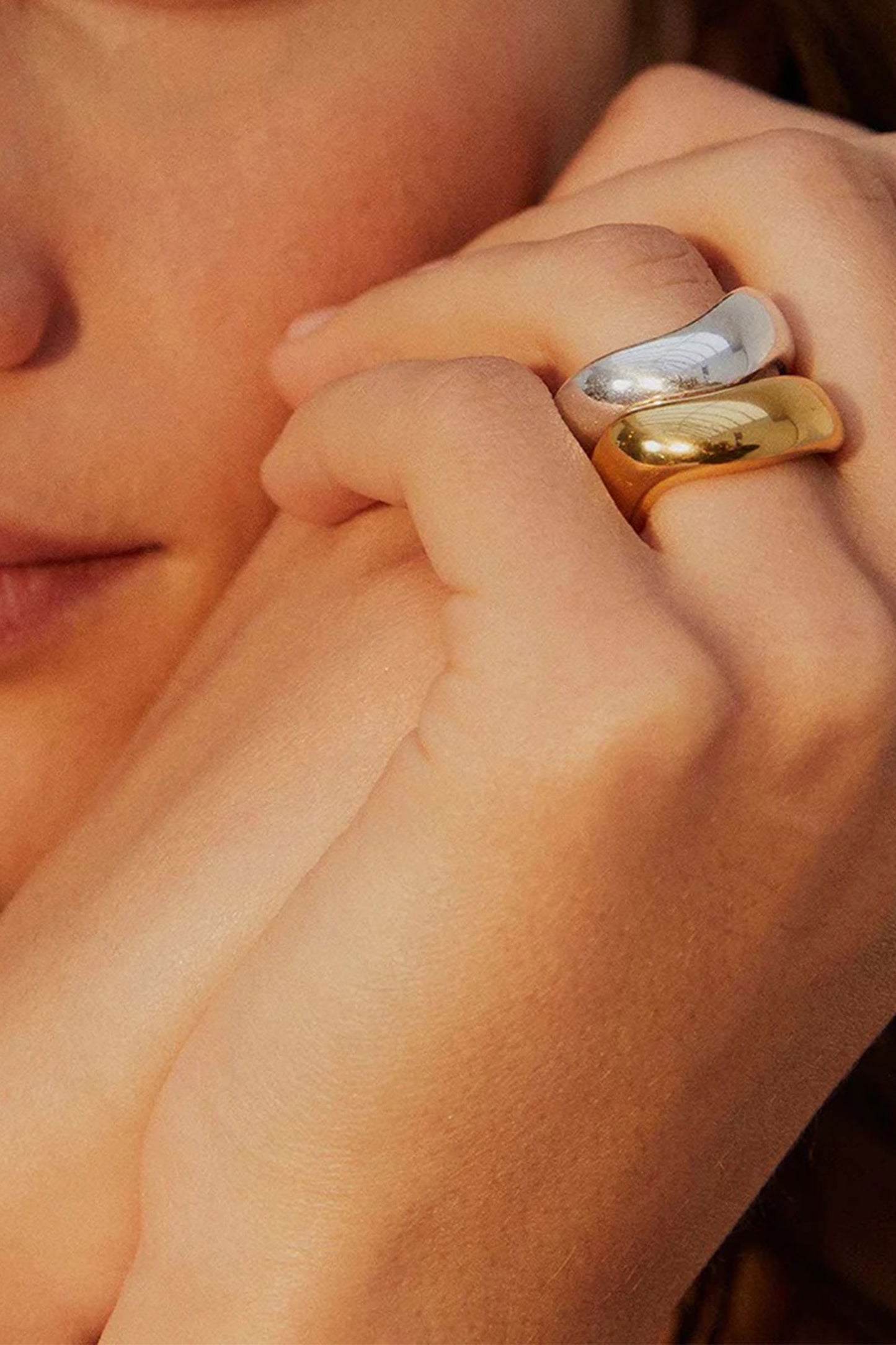 Rocco Chunky Ring Silver
