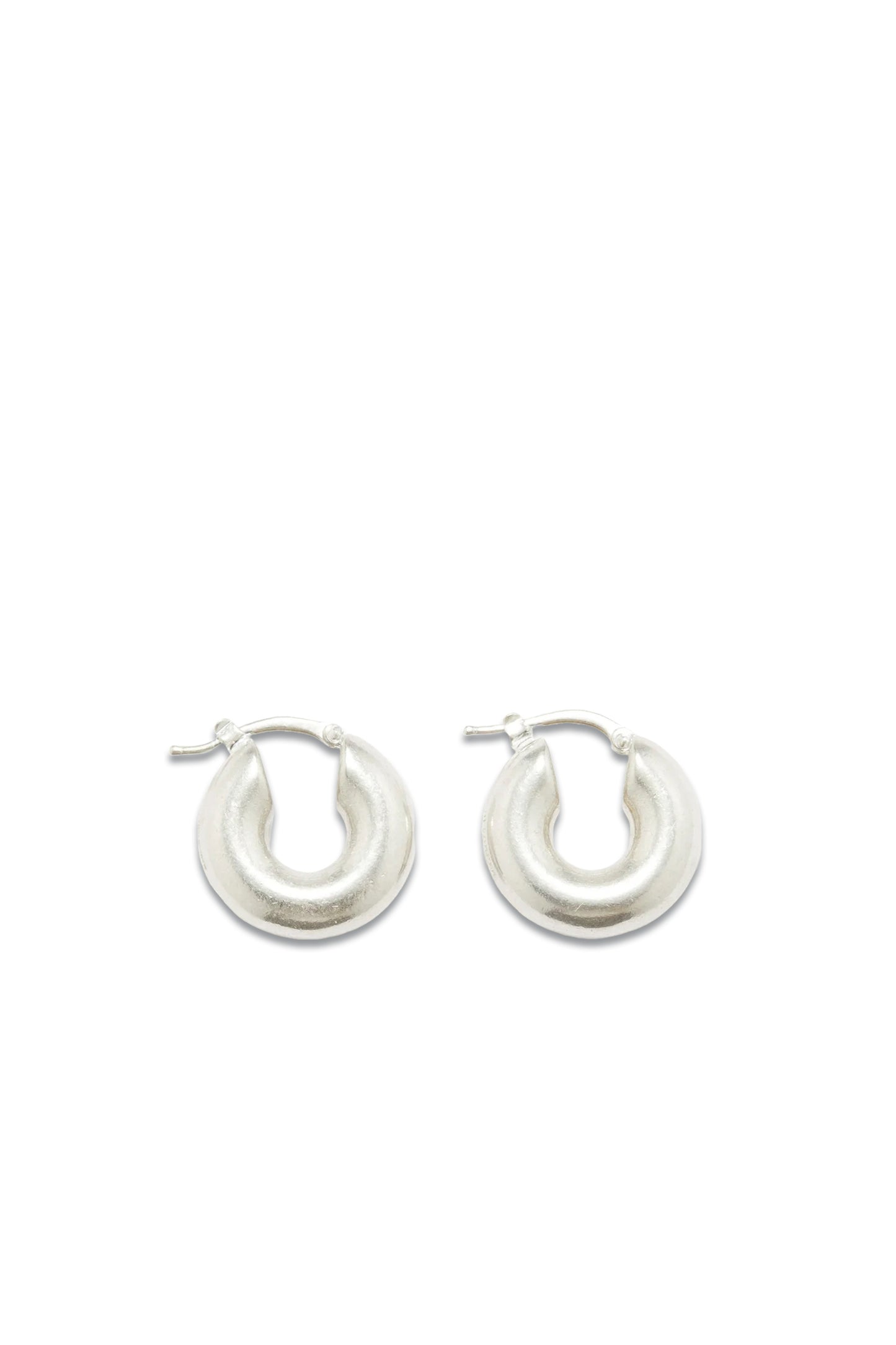Sterling-silver Hoop Earrings