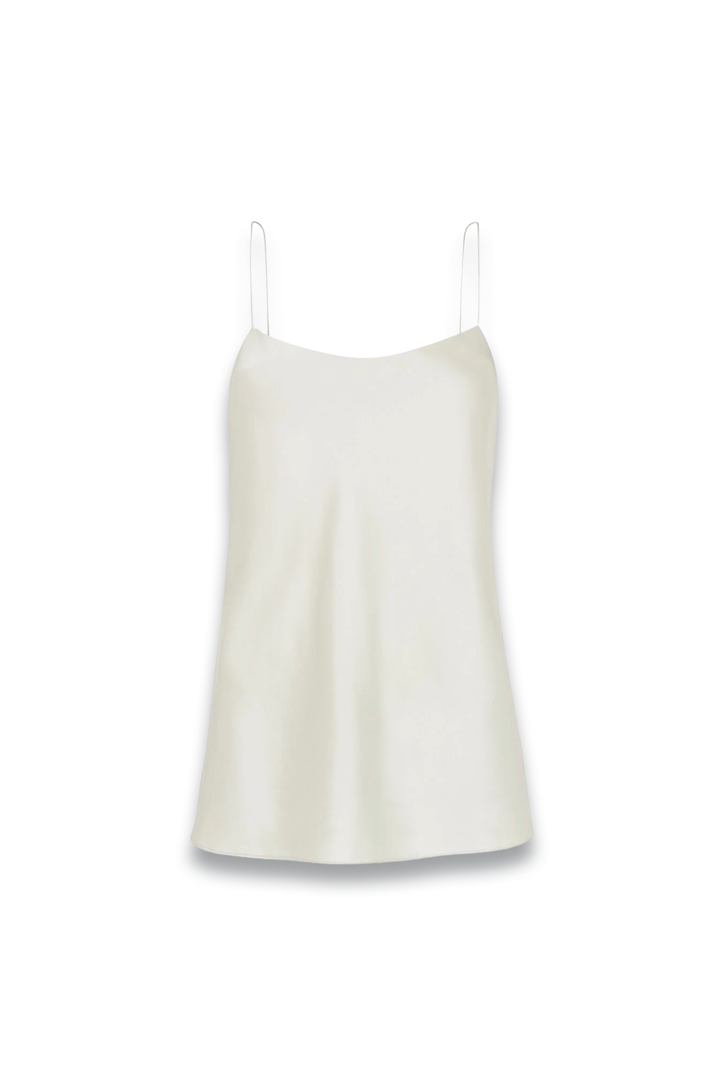 Silver Silk Cami Top