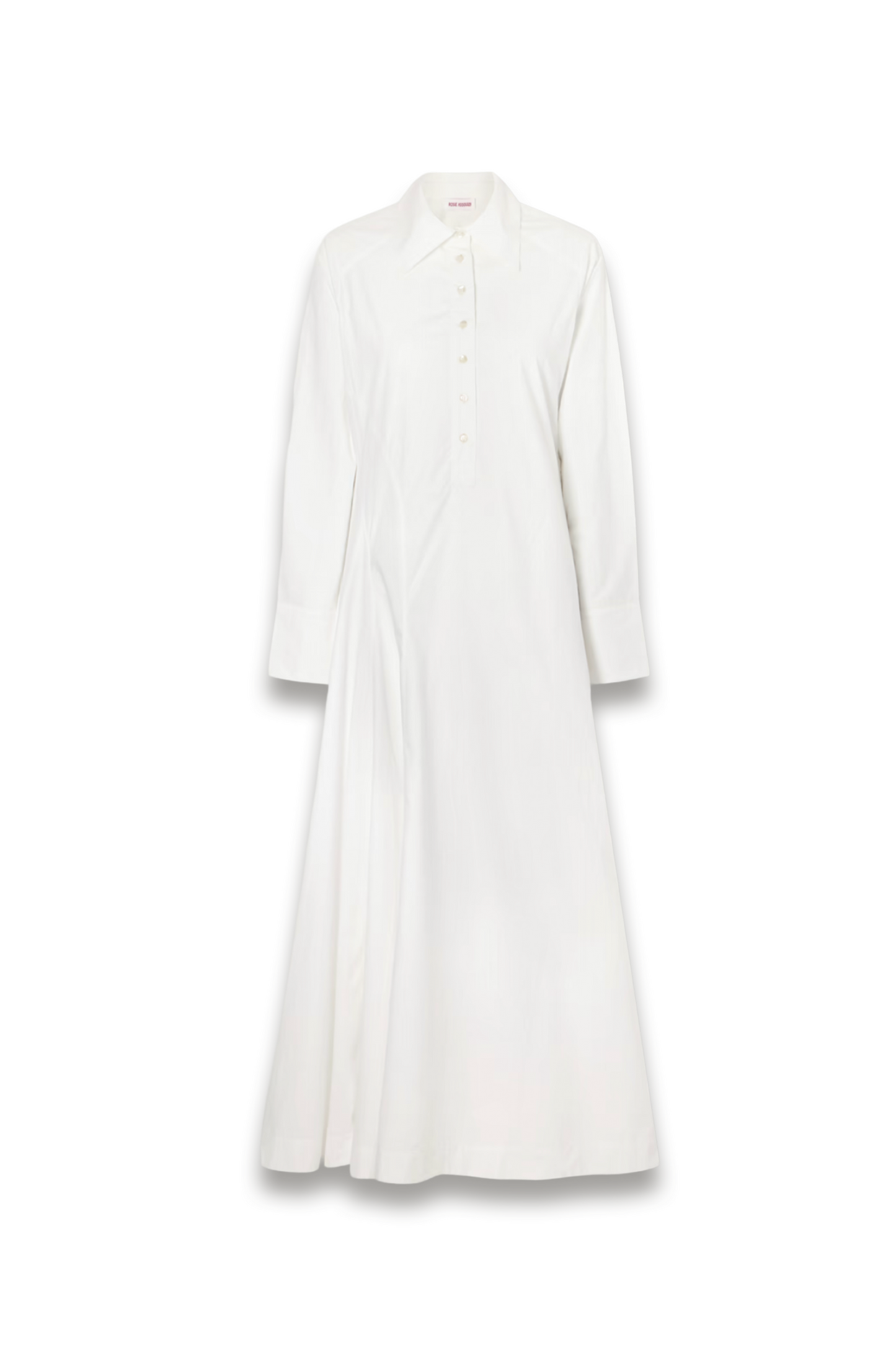 Groovy cotton-poplin maxi dress