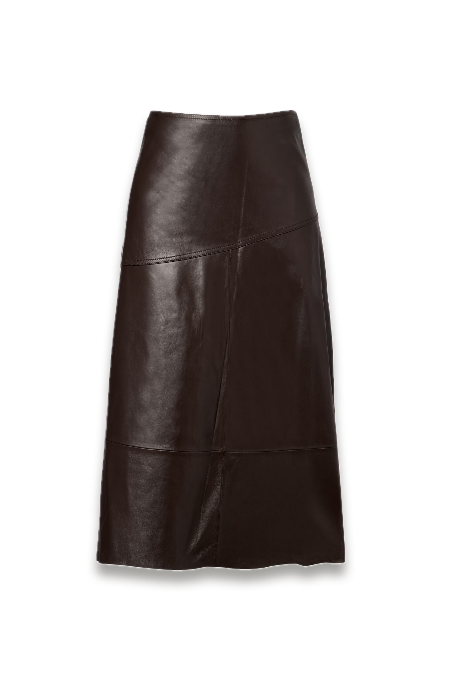 Leather Midi Skirt