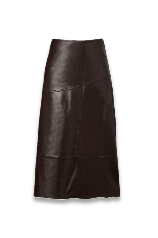 Leather Midi Skirt